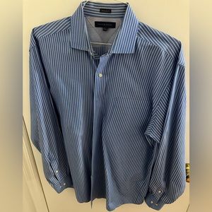 Tommy Hilfiger striped dress shirt, Size 16 1/2, Length 34-35
